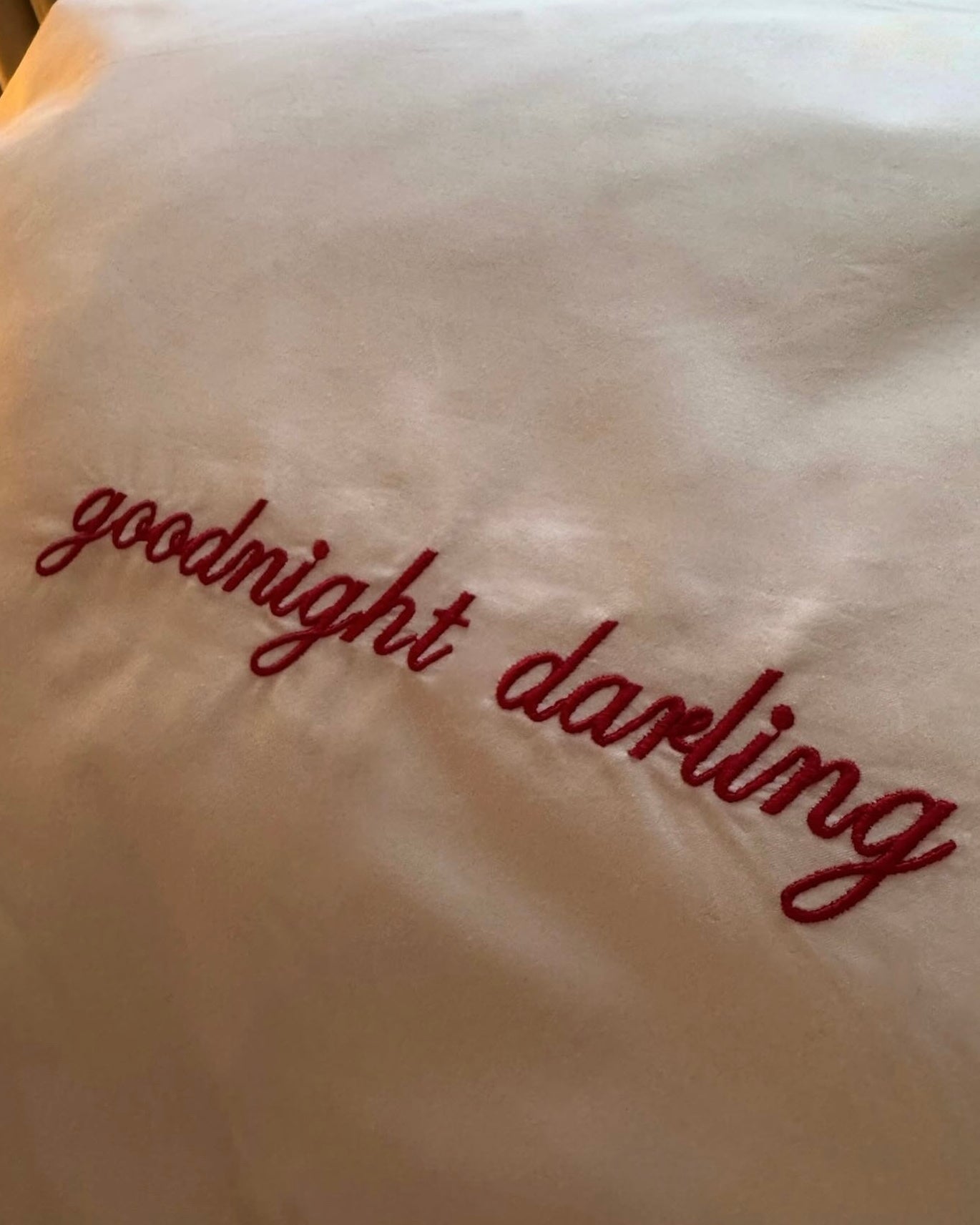 Custom Embroidered Pillowcase Single - Lorelai