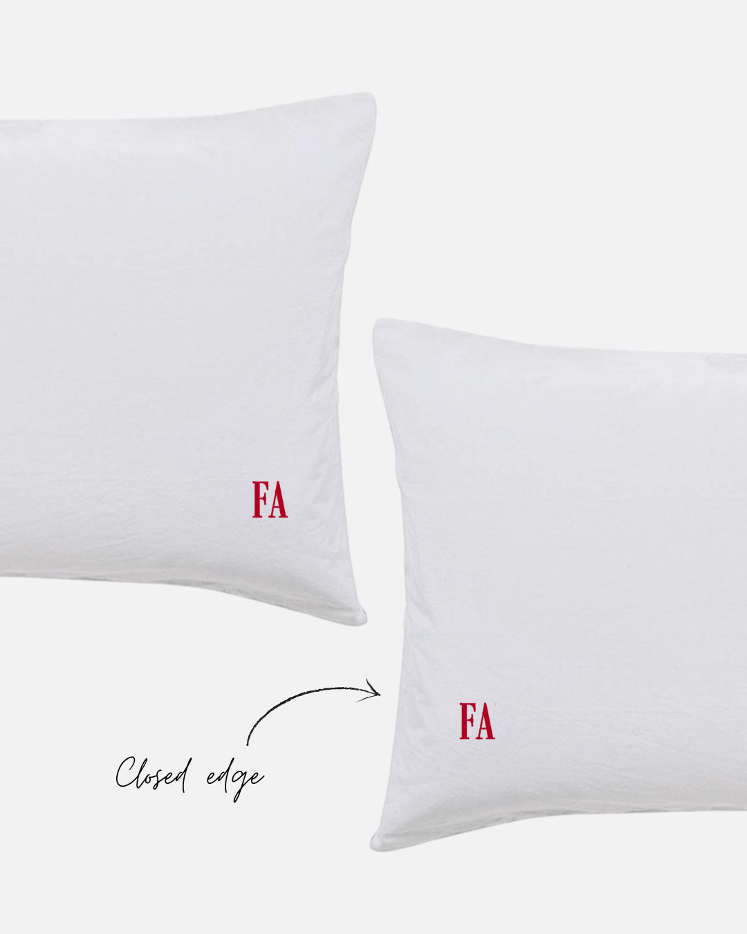 Custom Embroidered Pillowcases - Prue