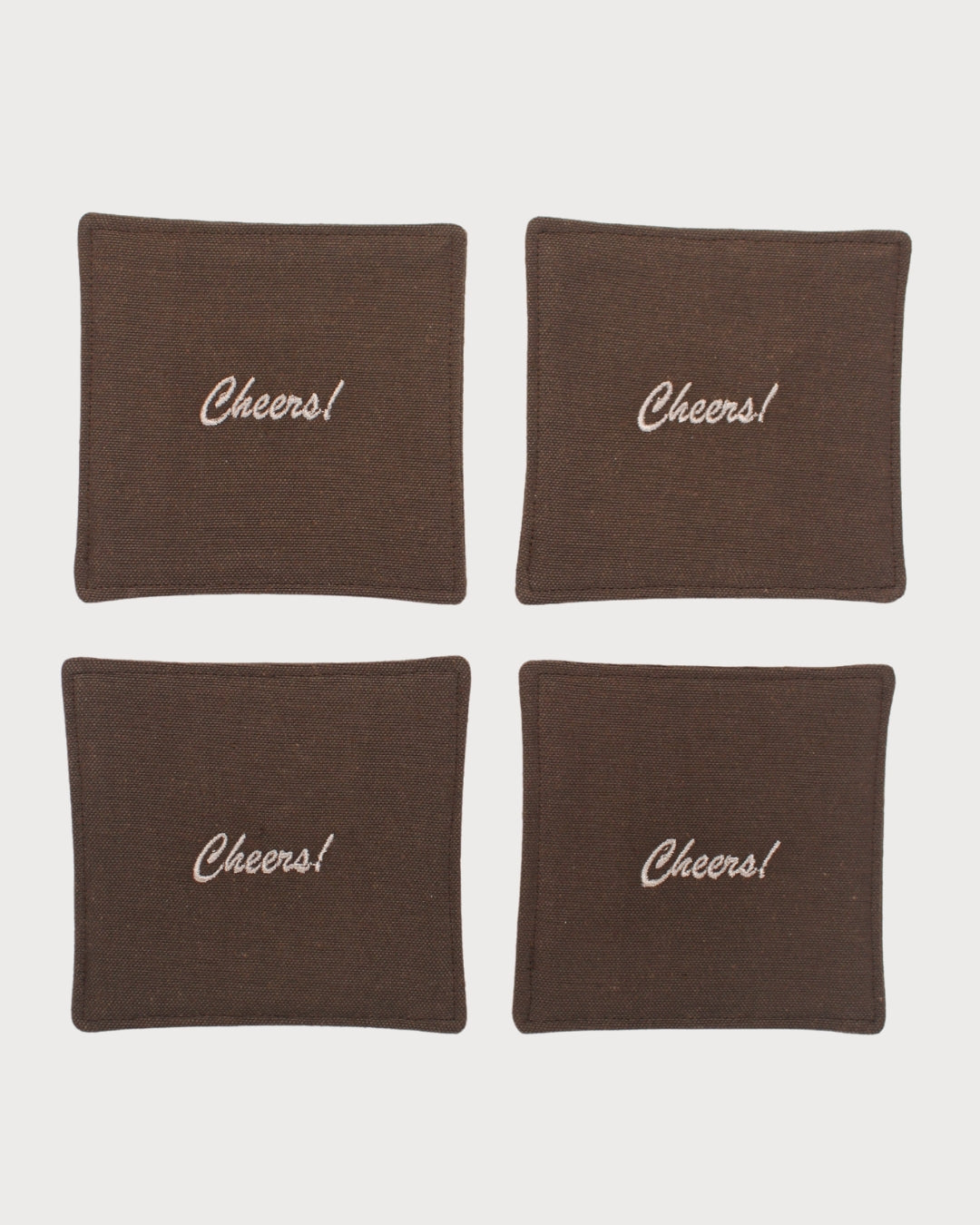 Cheers Coaster Set - Coffee