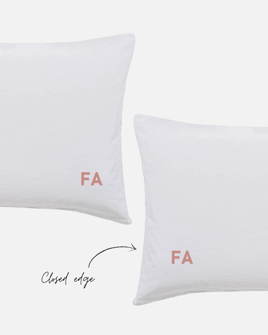 Custom Embroidered Pillowcases - Monica