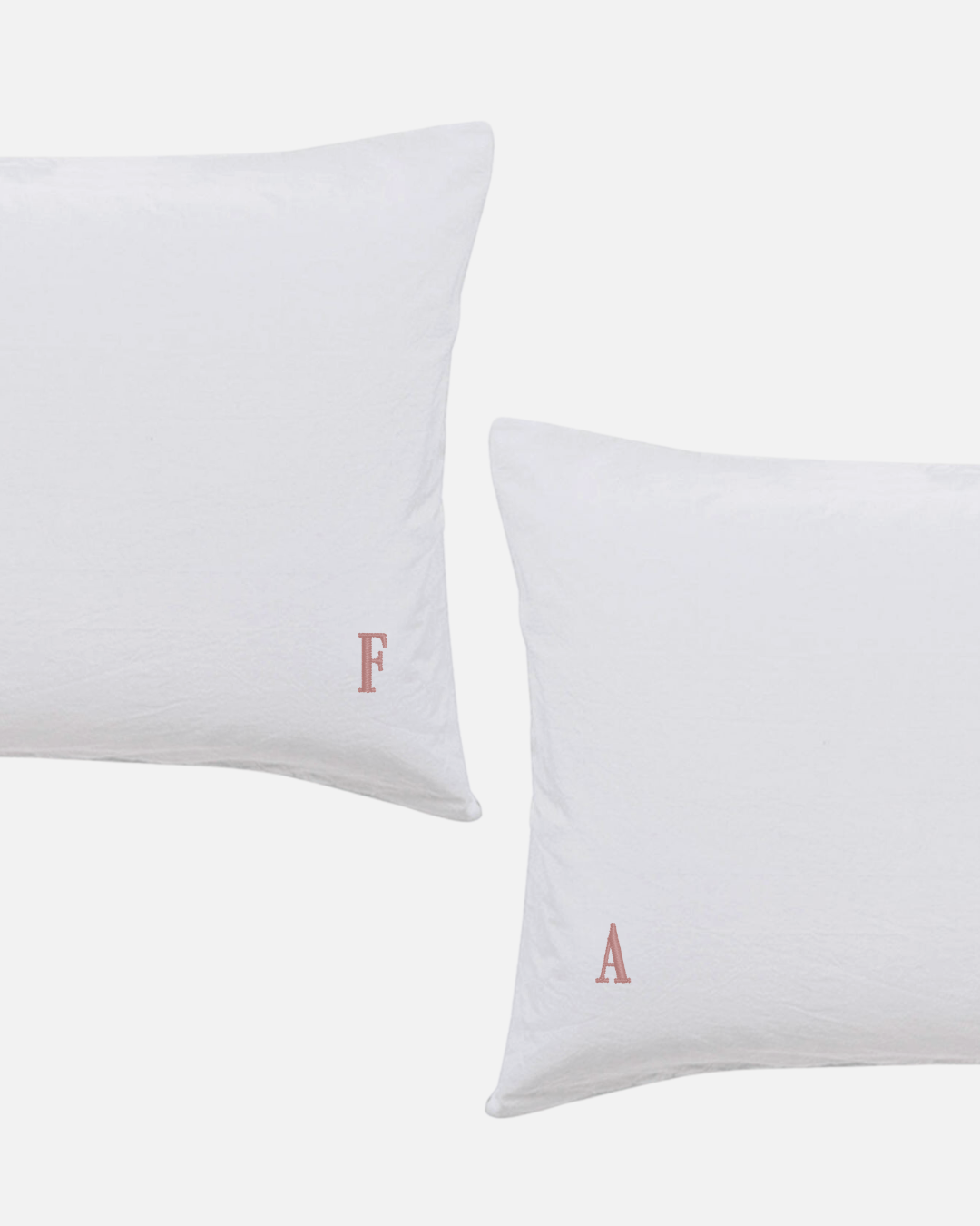 Custom Embroidered Pillowcases - Prue Font