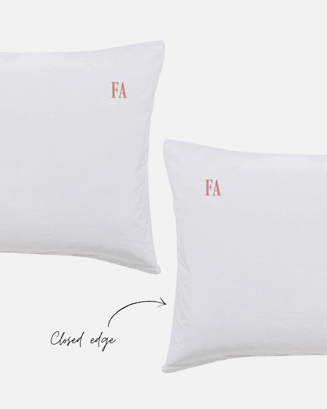 Custom Embroidered Pillowcase Pair - Prue