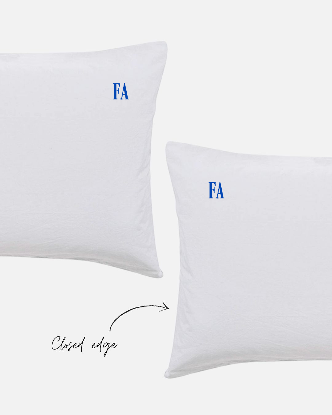 Custom Embroidered Pillowcase Pair - Prue