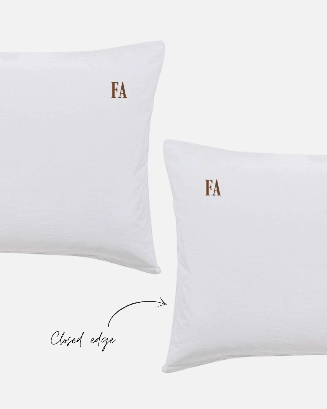 Custom Embroidered Pillowcase Pair - Prue
