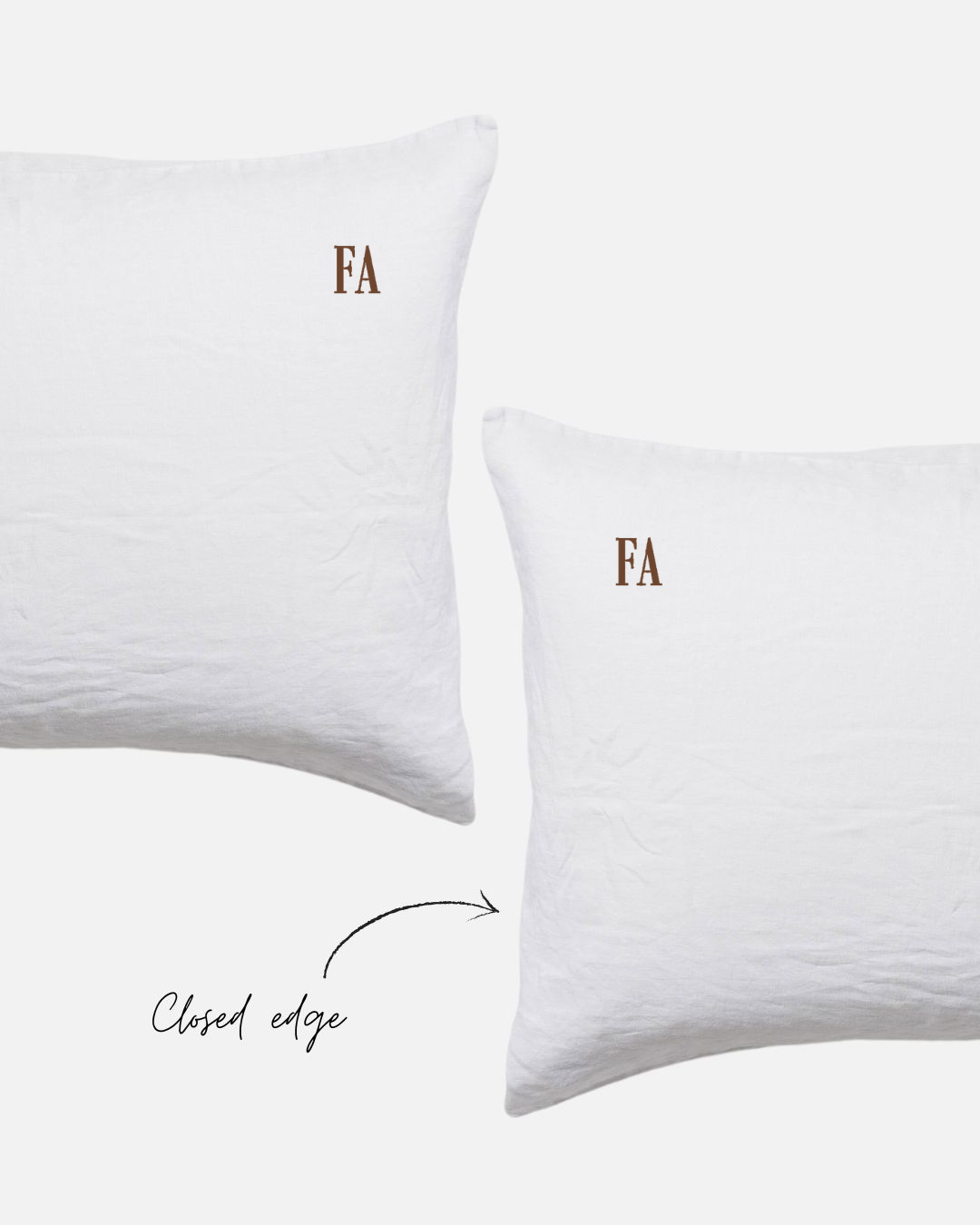 Custom Embroidered Pillowcase Pair - Prue