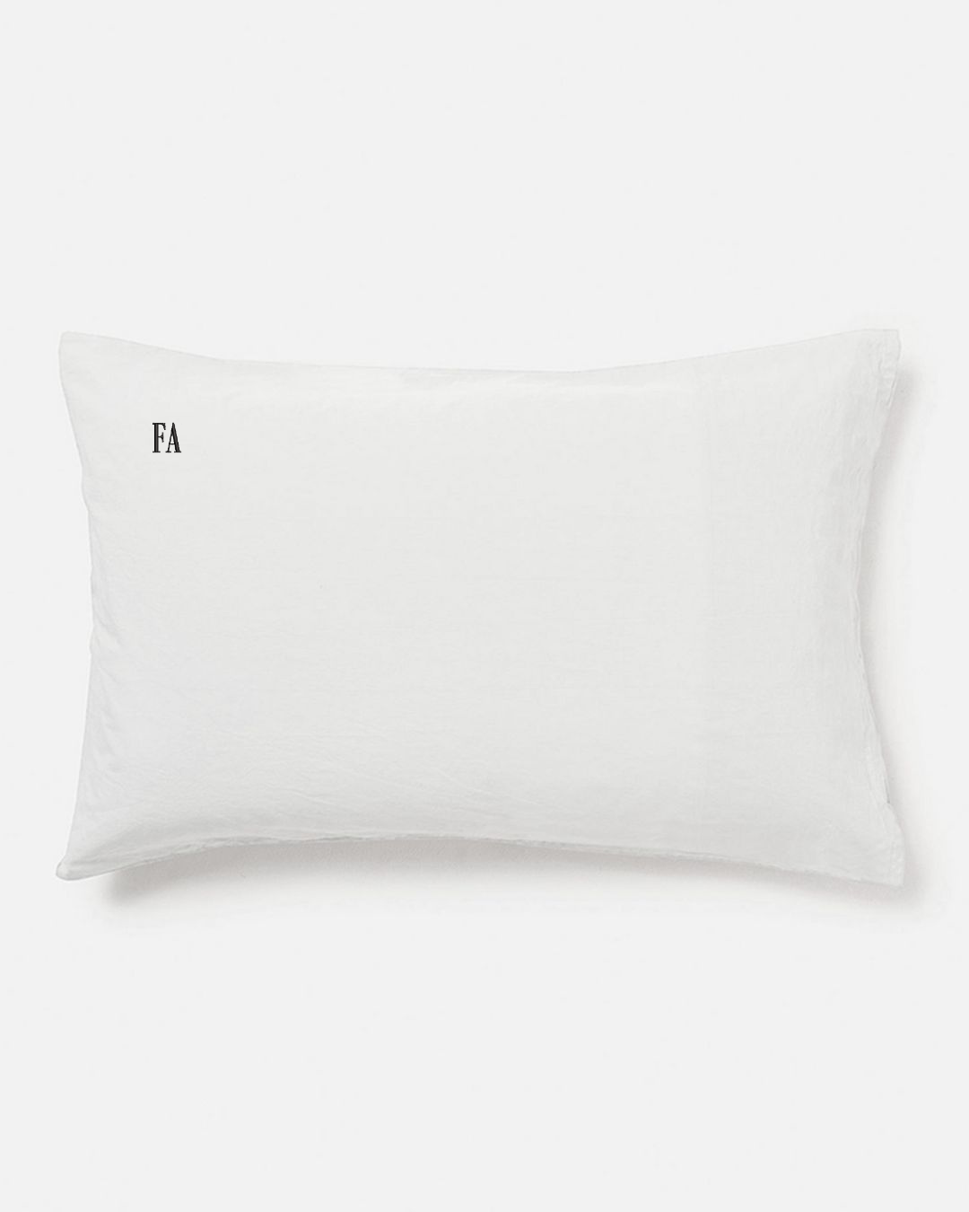 Custom Embroidered Pillowcase Single - Prue