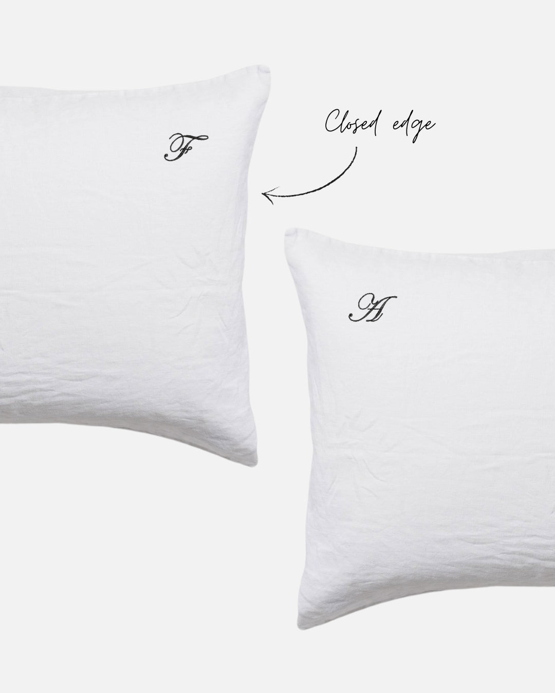 Custom Embroidered Pillowcase Pair - Lorelai