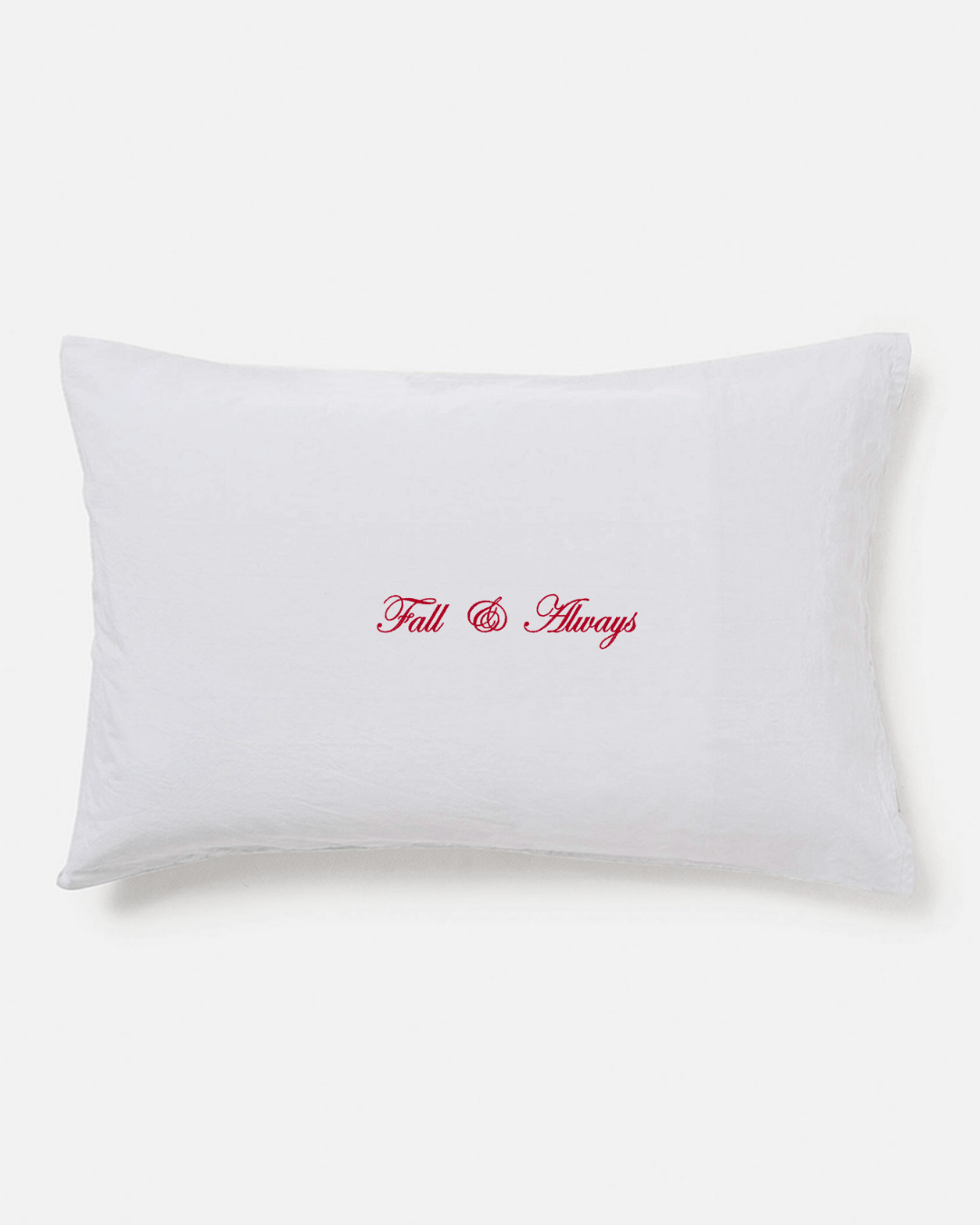 Custom Embroidered Pillowcase Single - Lorelai