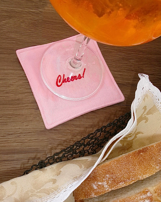 Cheers Coaster Set - Blush