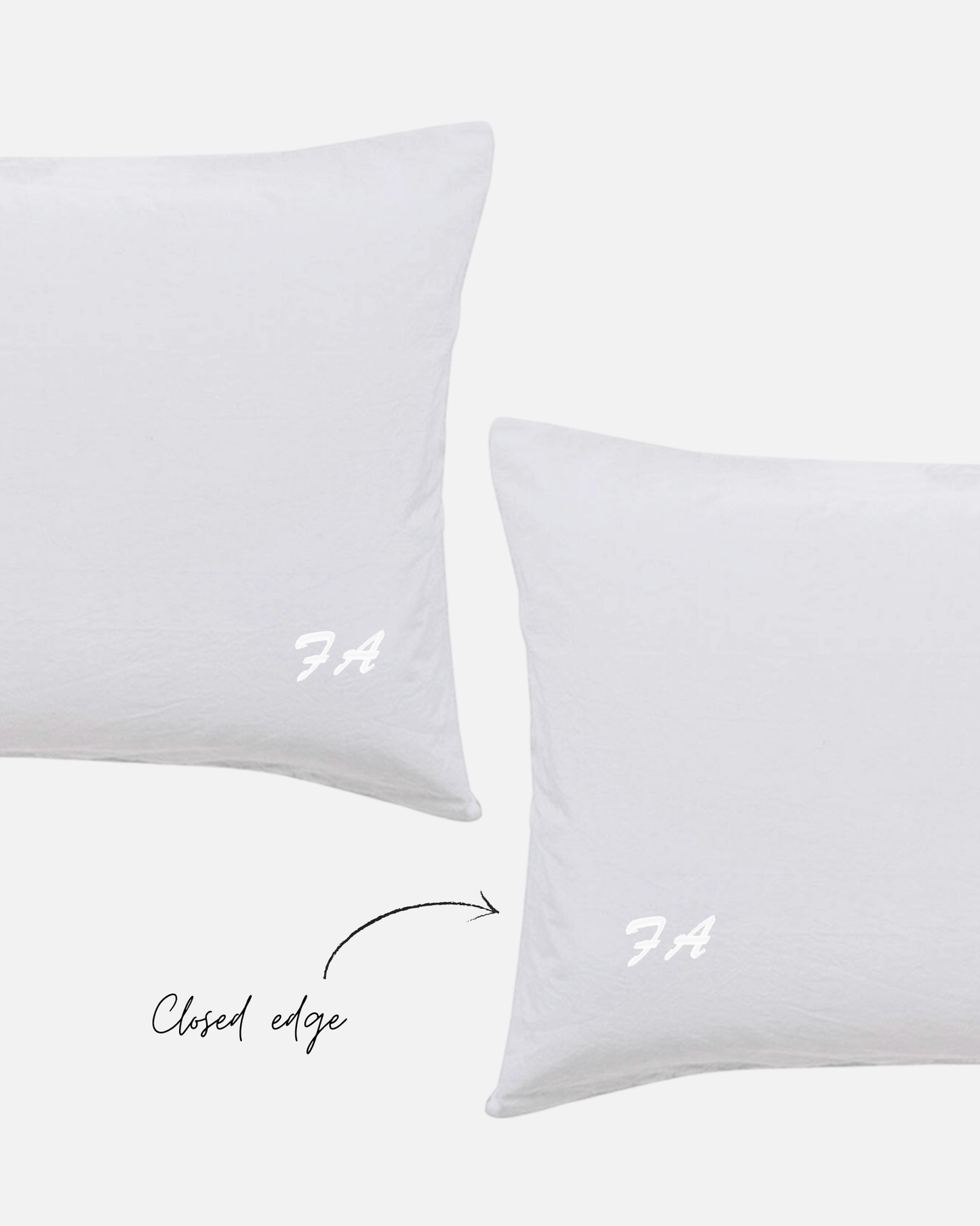 Custom Embroidered Pillowcases - Cleo