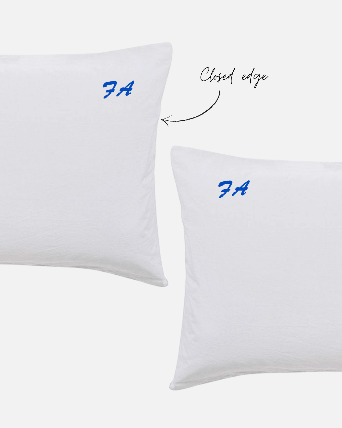 Custom Embroidered Pillowcases - Cleo