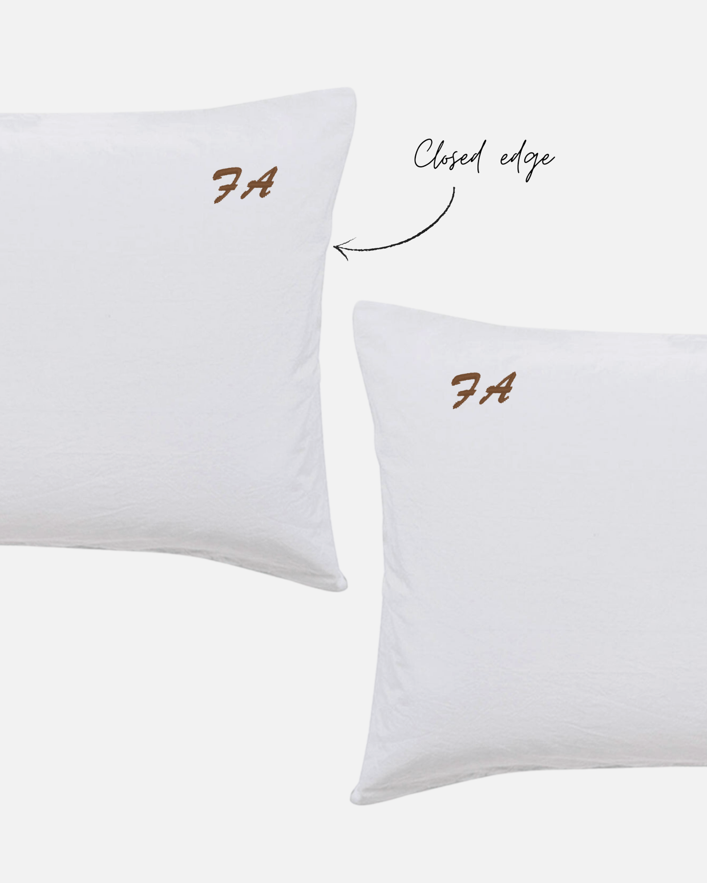 Custom Embroidered Pillowcases - Cleo