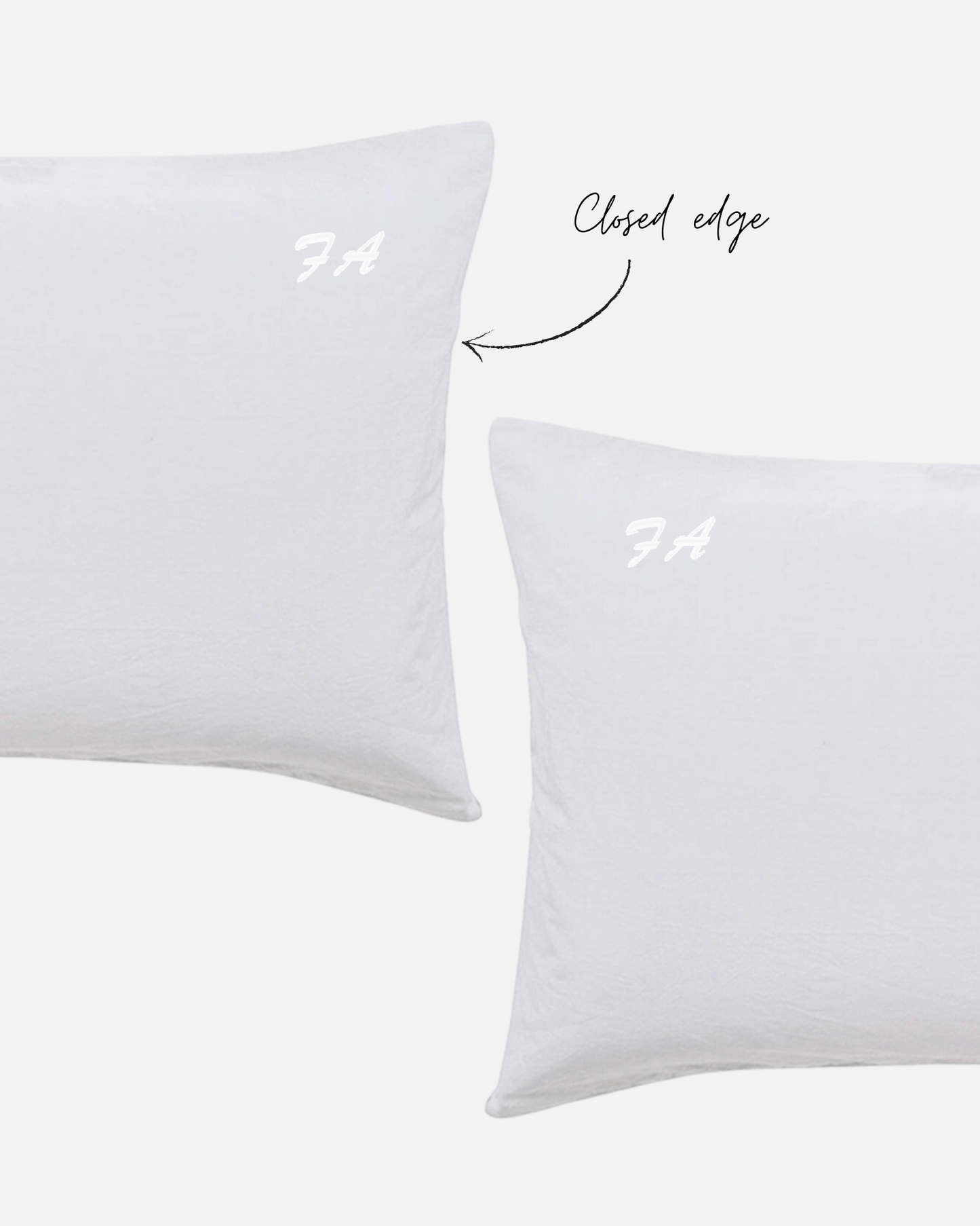 Custom Embroidered Pillowcases - Cleo