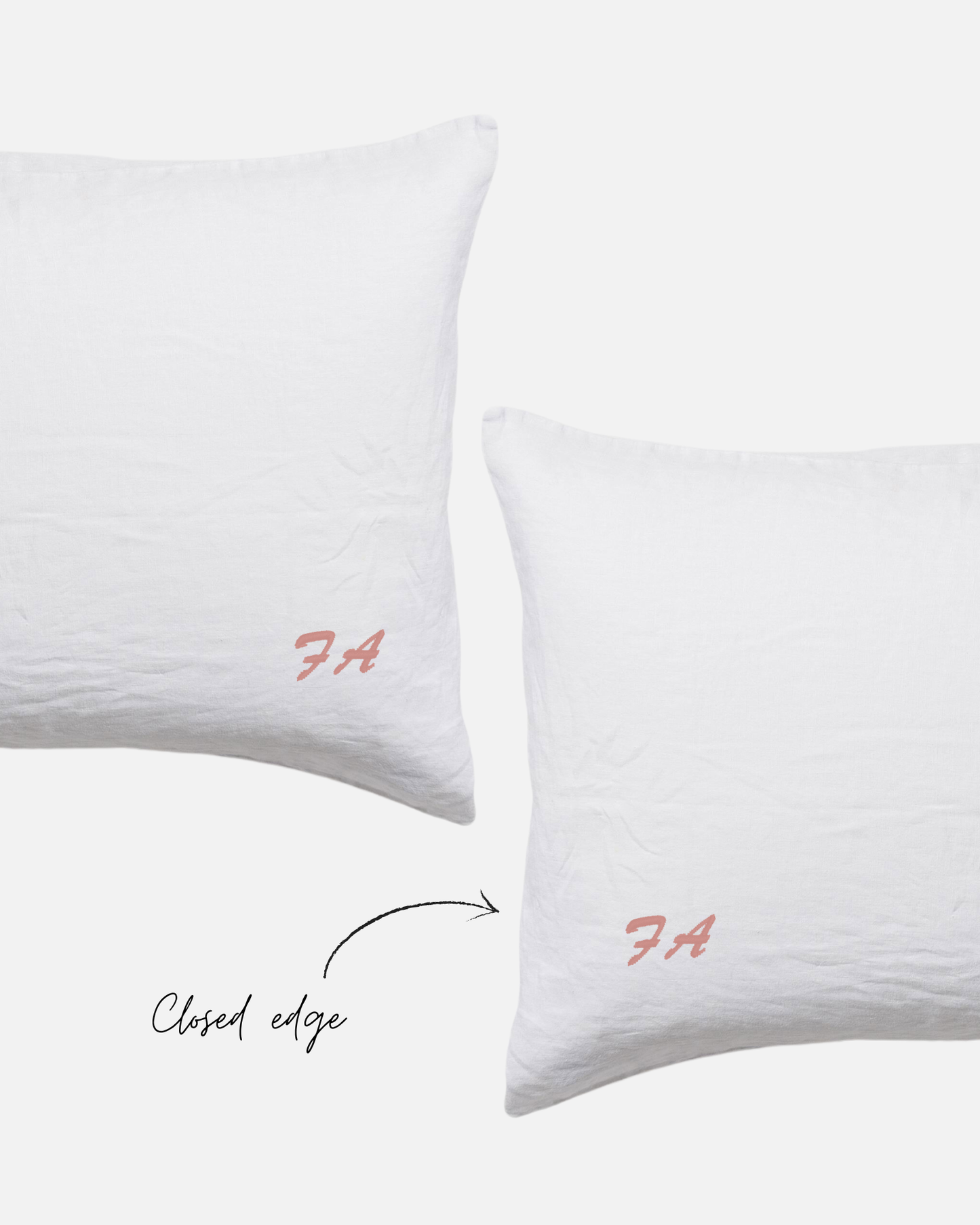 Custom Embroidered Pillowcases - Cleo