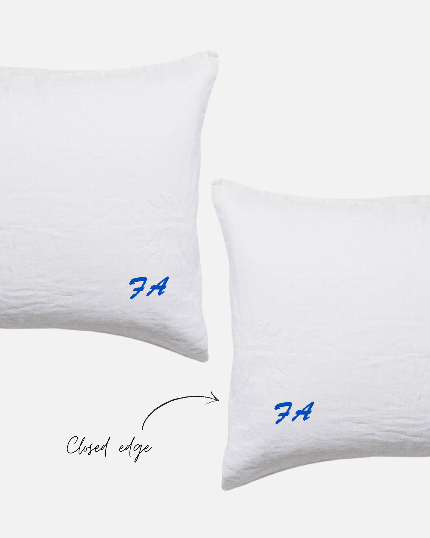 Custom Embroidered Pillowcases - Cleo
