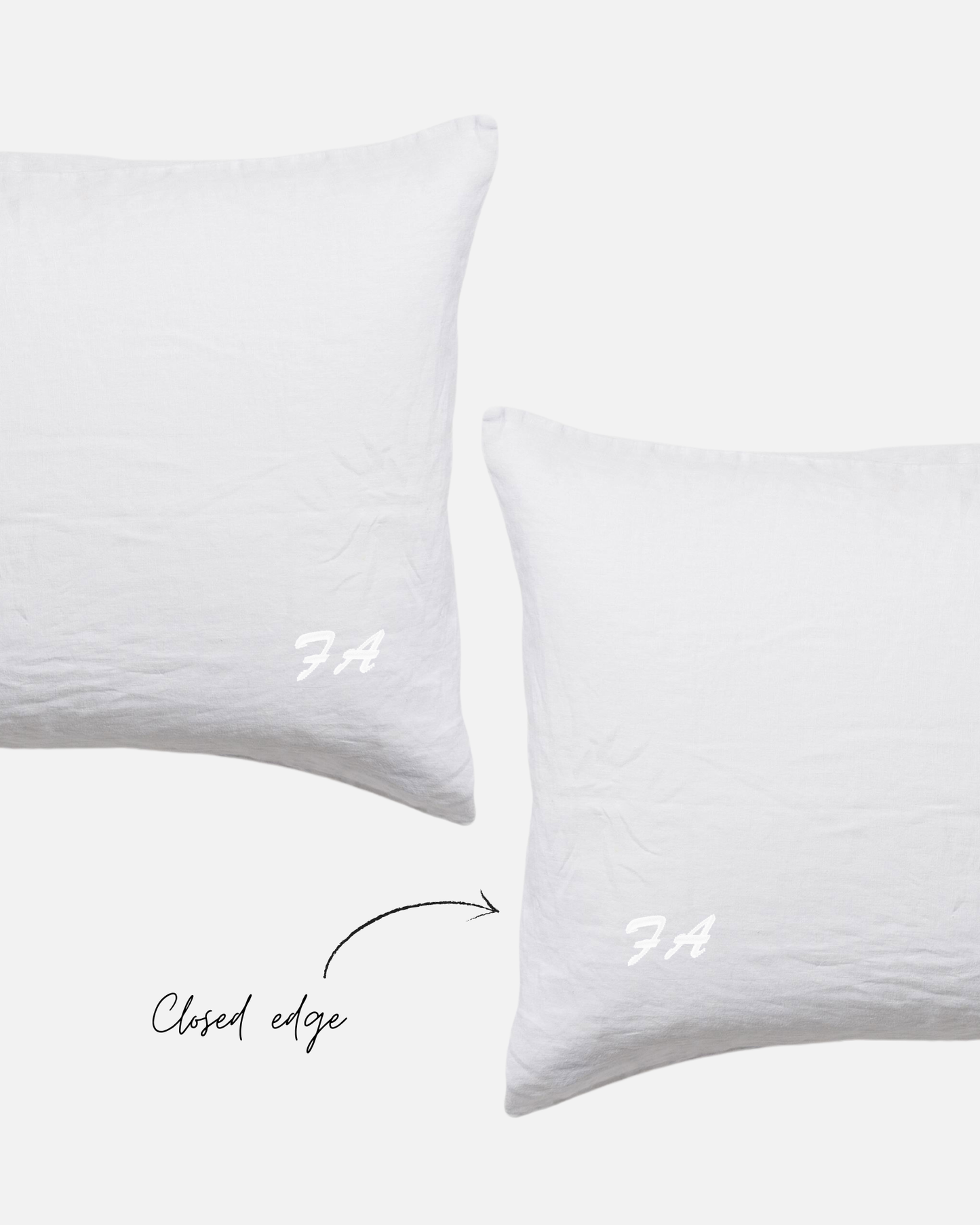 Custom Embroidered Pillowcases - Cleo