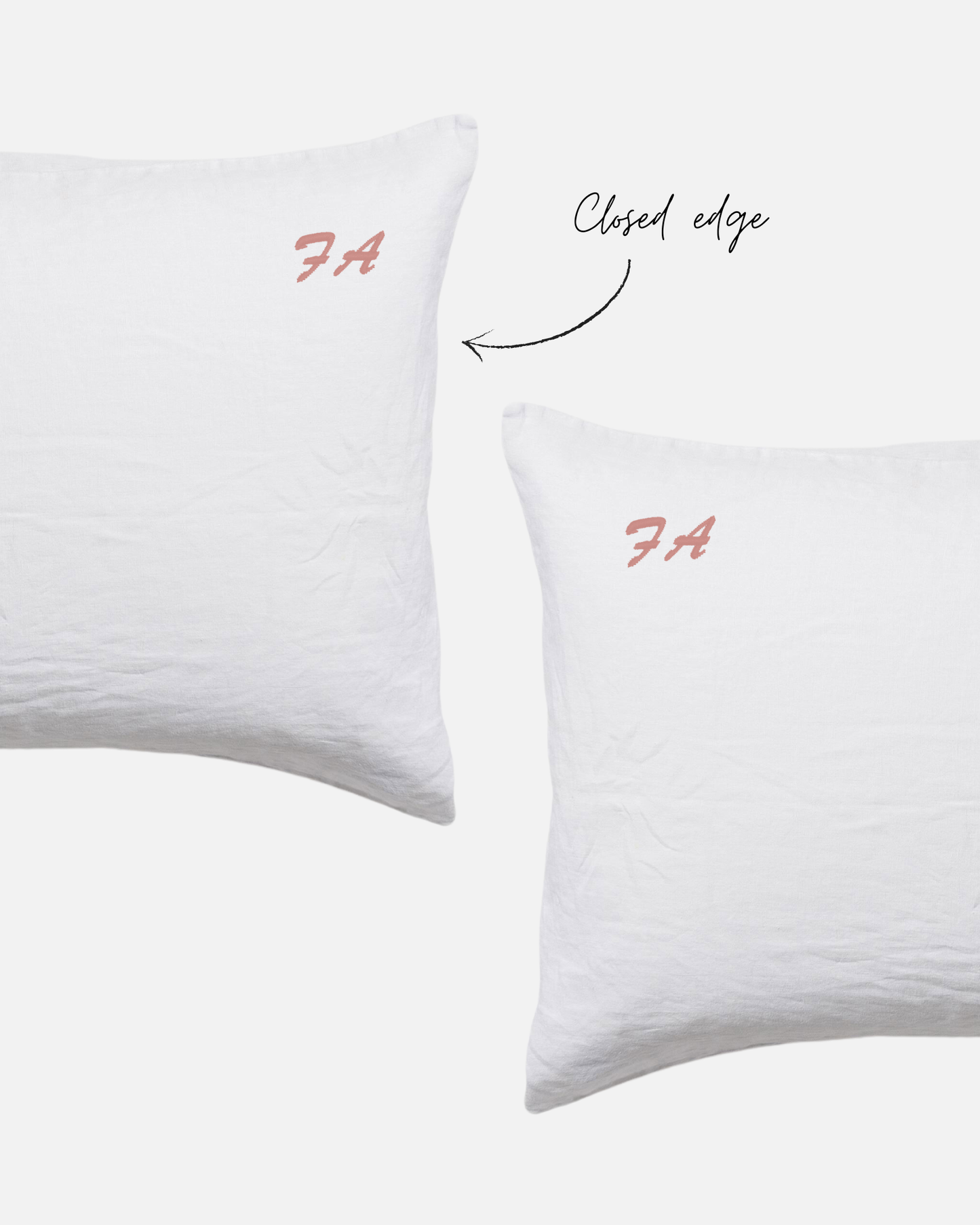 Custom Embroidered Pillowcases - Cleo