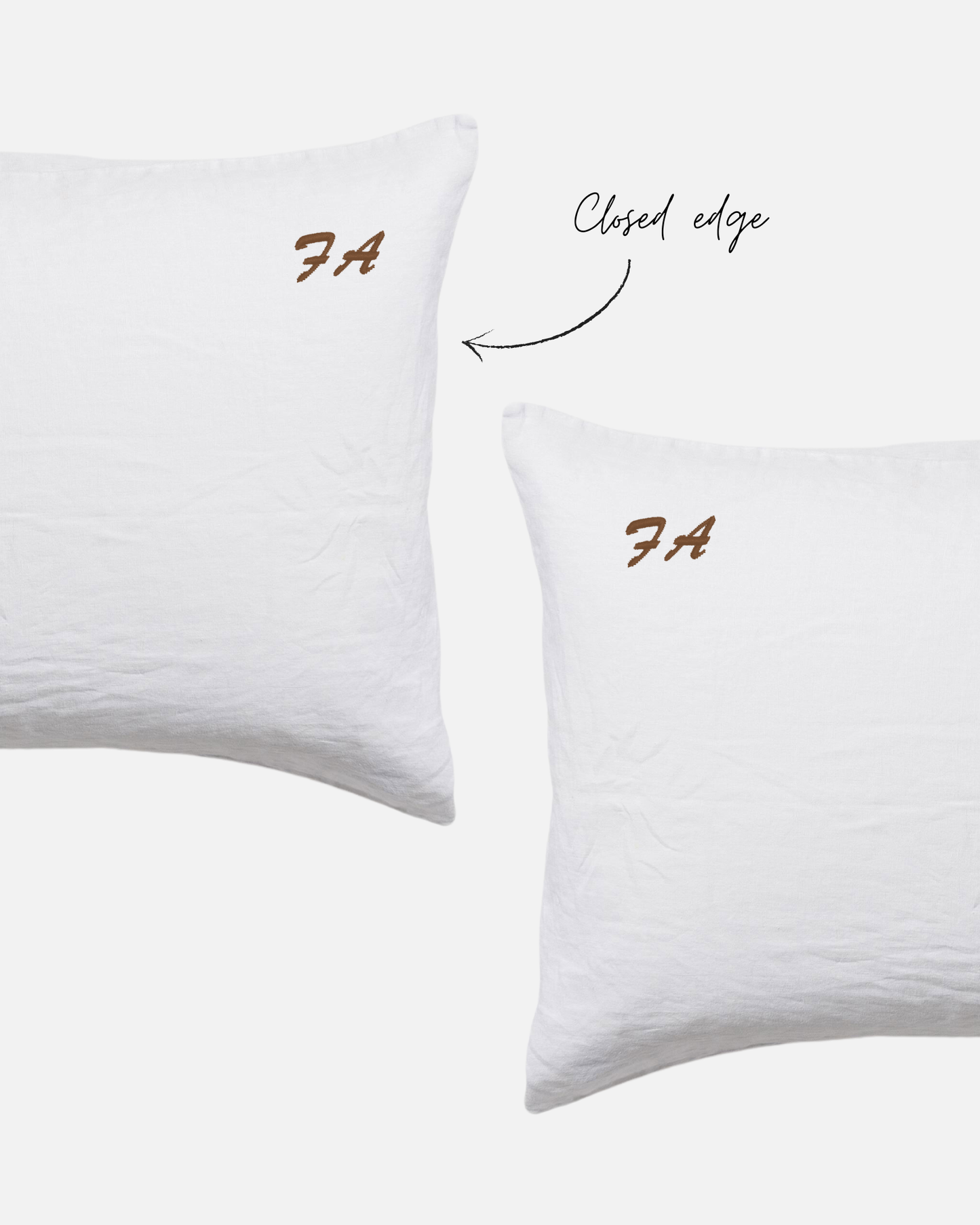 Custom Embroidered Pillowcases - Cleo