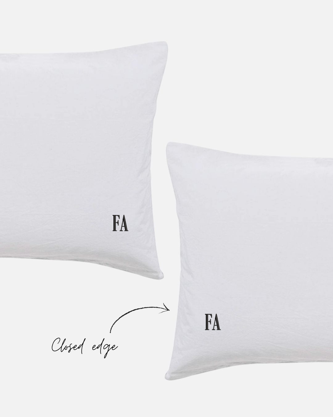 Custom Embroidered Pillowcase Pair - Prue