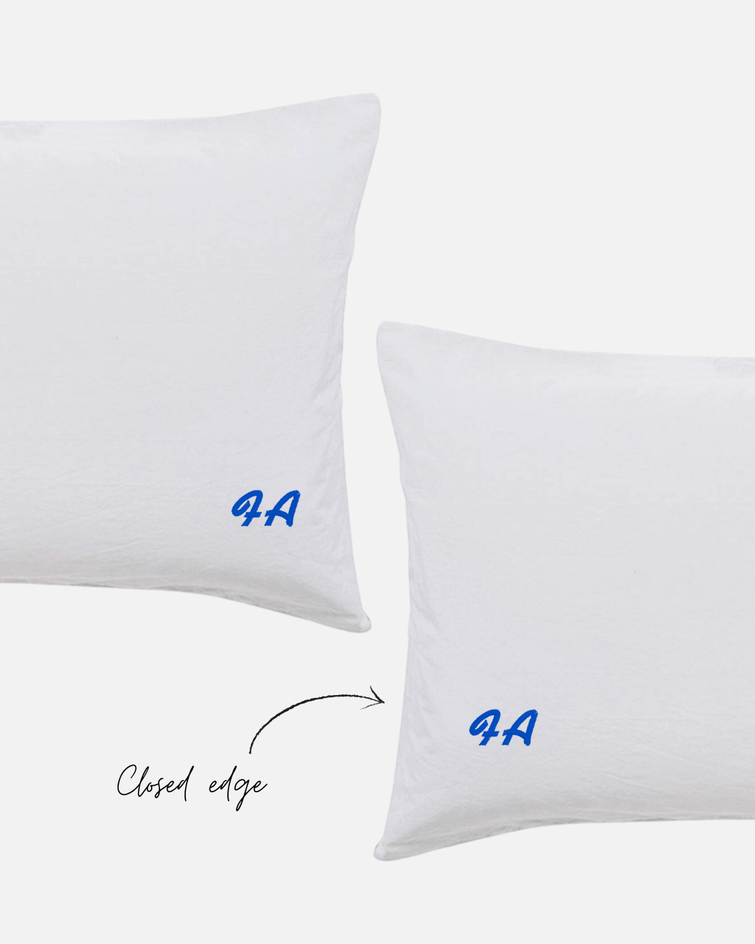 Custom Embroidered Pillowcases - Elena