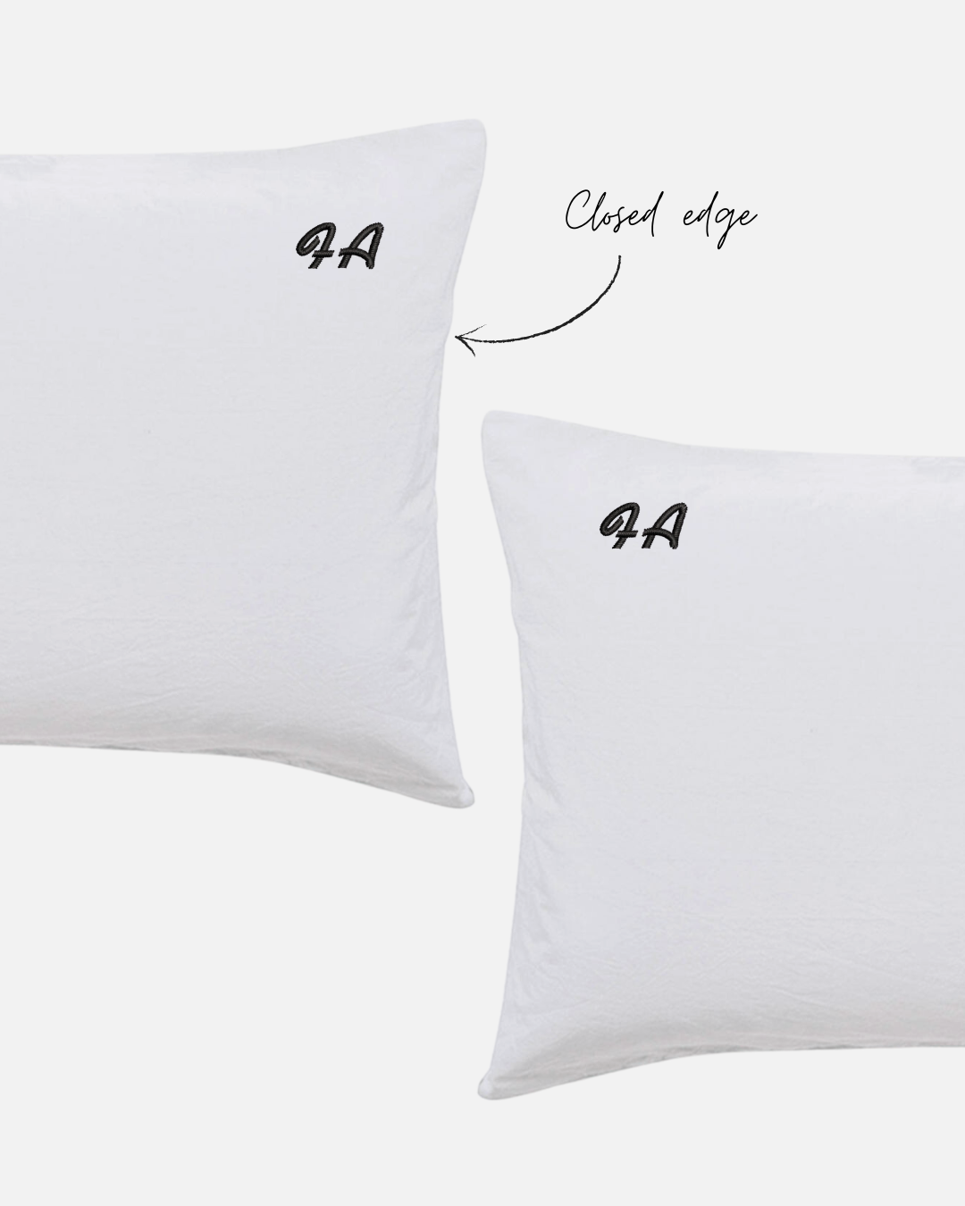 Custom Embroidered Pillowcases - Elena