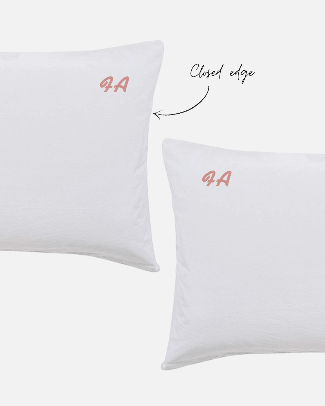 Custom Embroidered Pillowcases - Elena