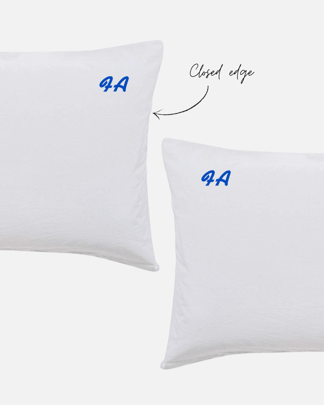 Custom Embroidered Pillowcases - Elena