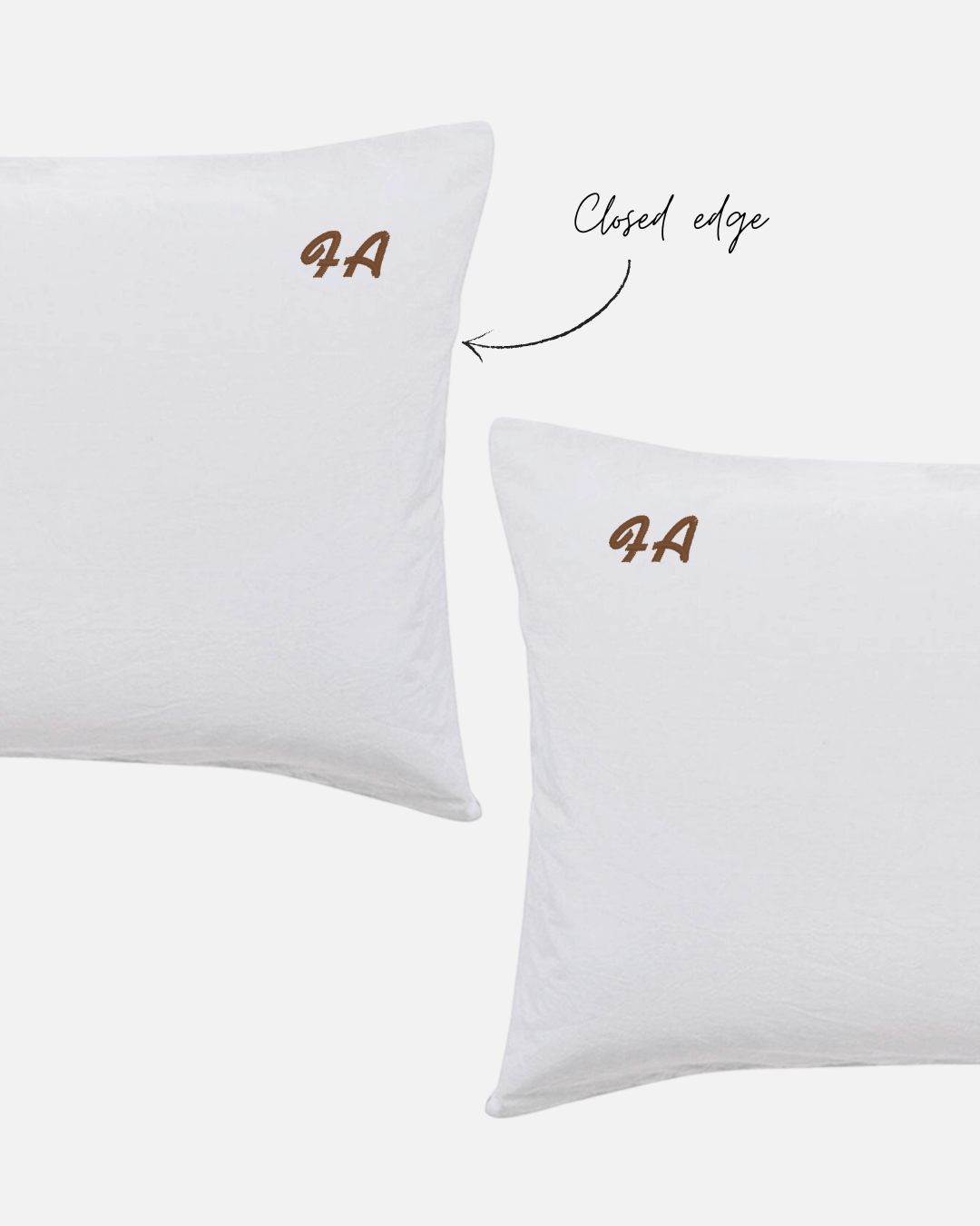 Custom Embroidered Pillowcases - Elena