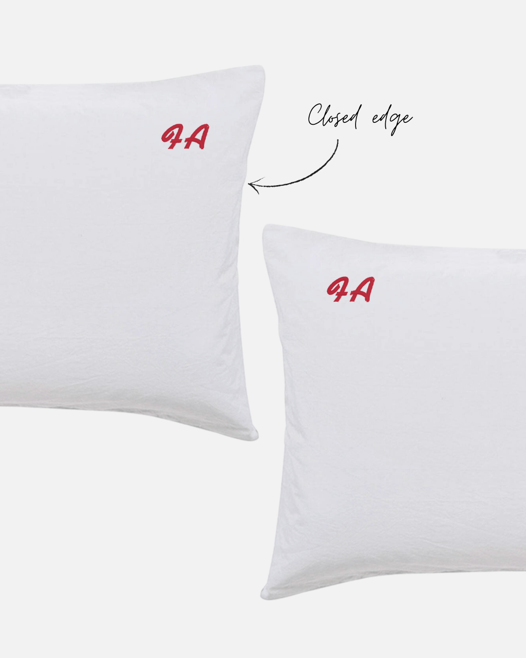 Custom Embroidered Pillowcases - Elena