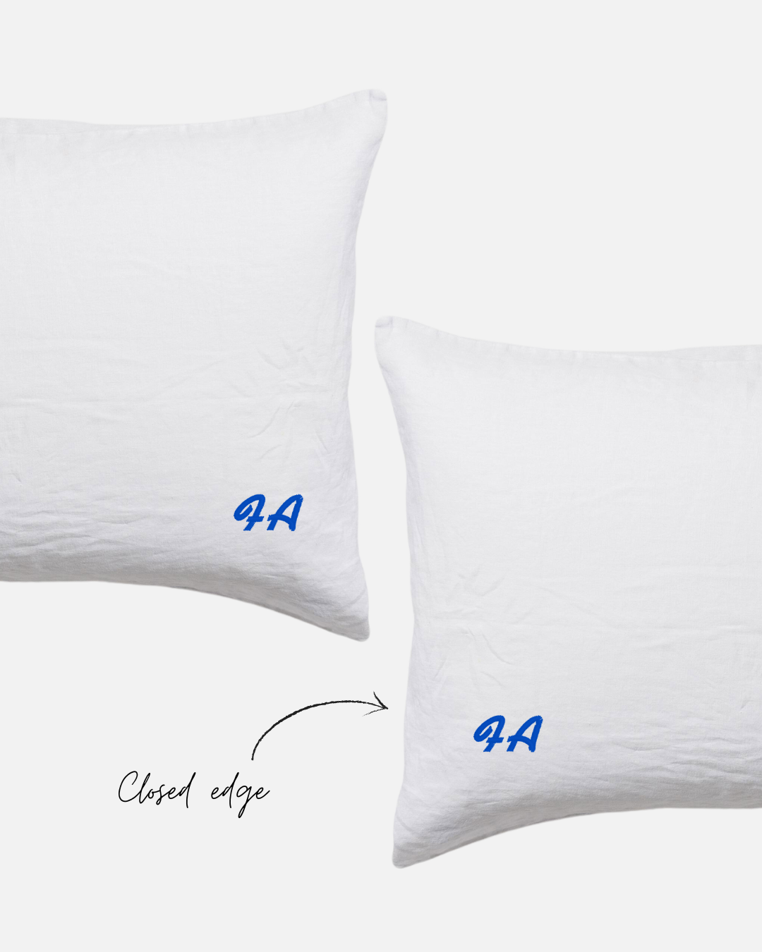 Custom Embroidered Pillowcases - Elena