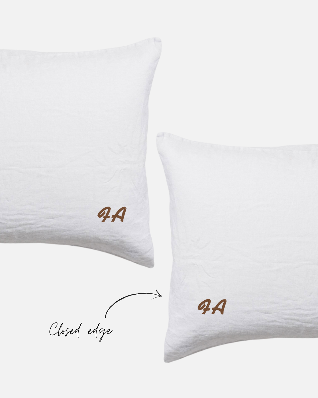 Custom Embroidered Pillowcases - Elena
