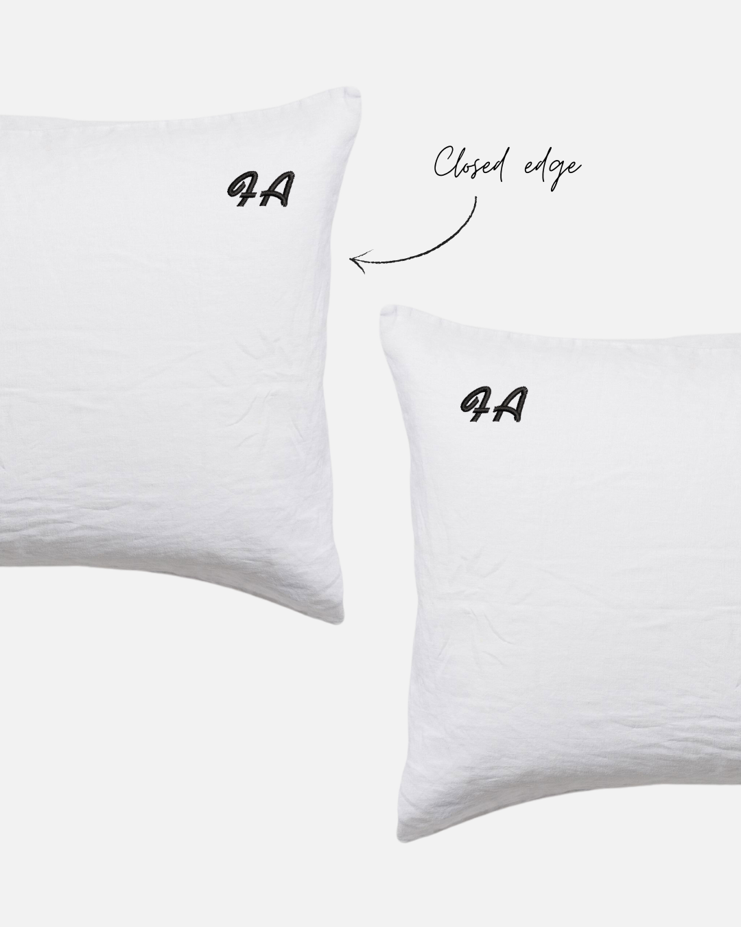 Custom Embroidered Pillowcases - Elena