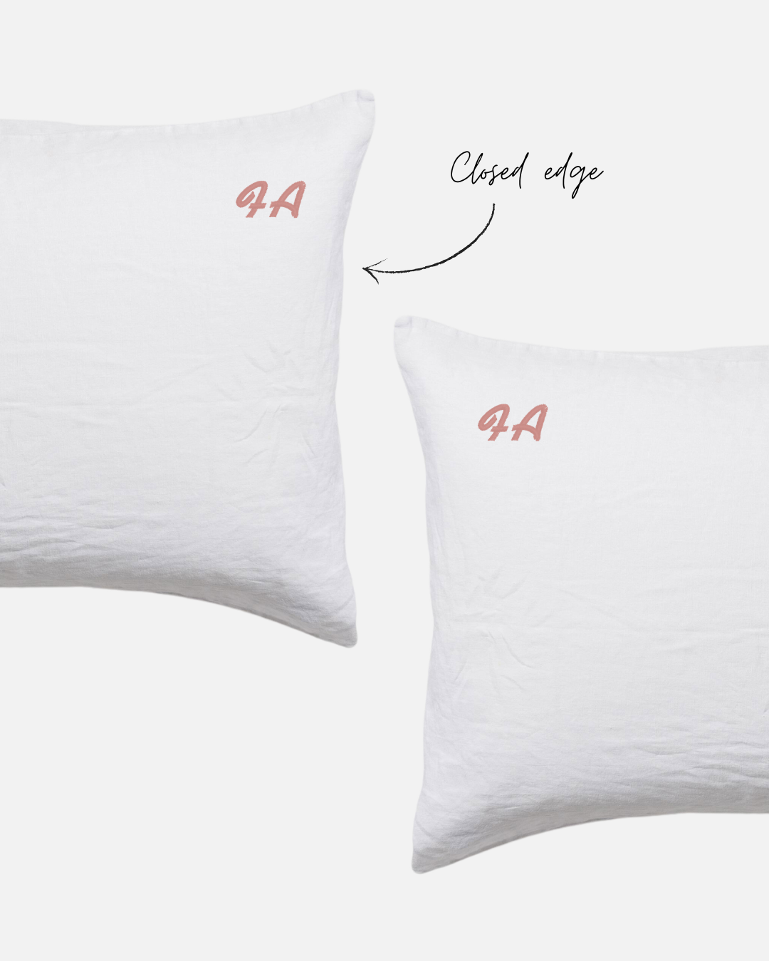 Custom Embroidered Pillowcases - Elena