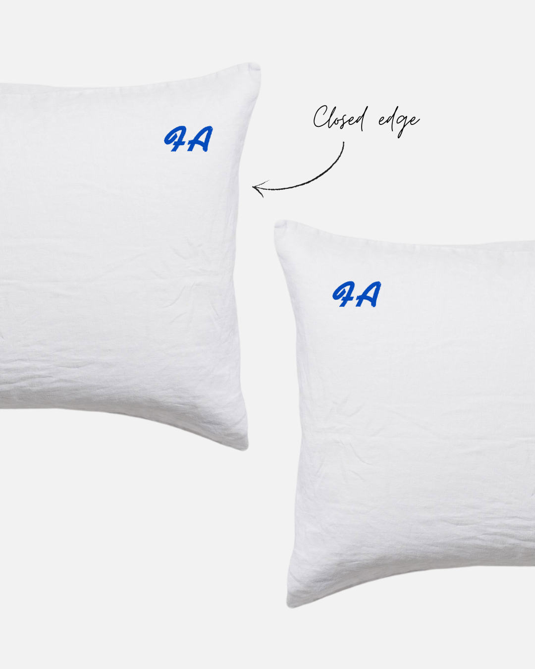 Custom Embroidered Pillowcases - Elena