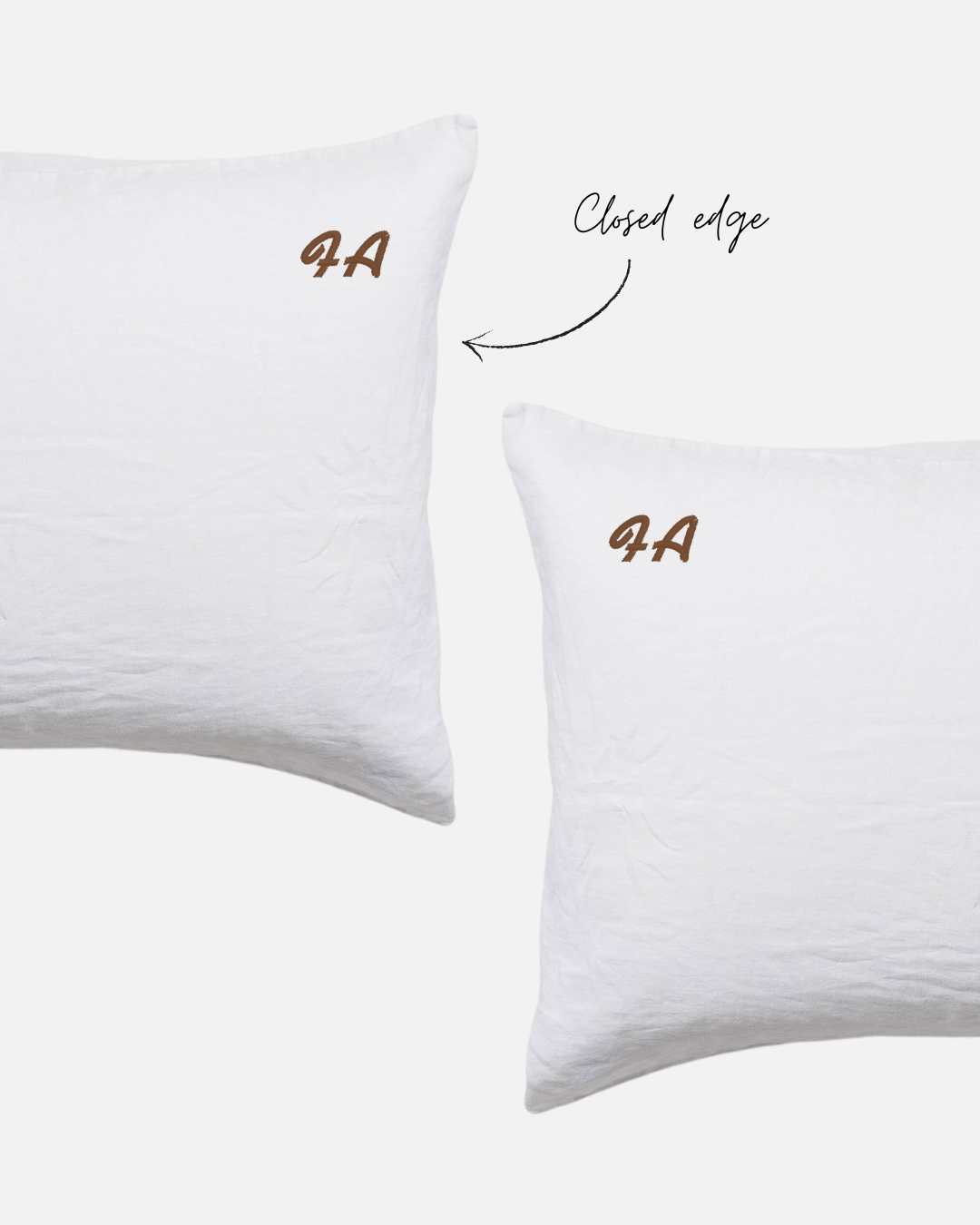 Custom Embroidered Pillowcases - Elena