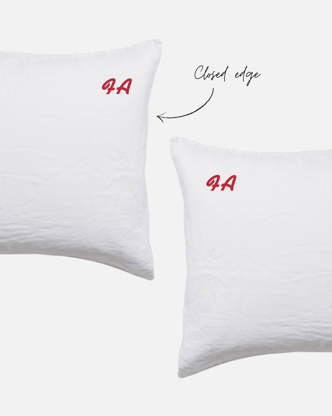 Custom Embroidered Pillowcases - Elena