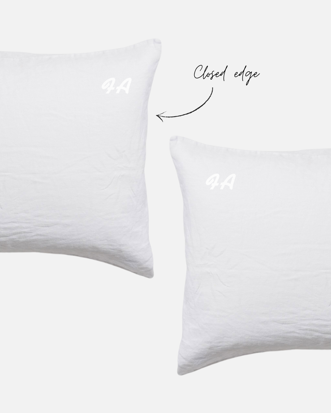 Custom Embroidered Pillowcases - Elena