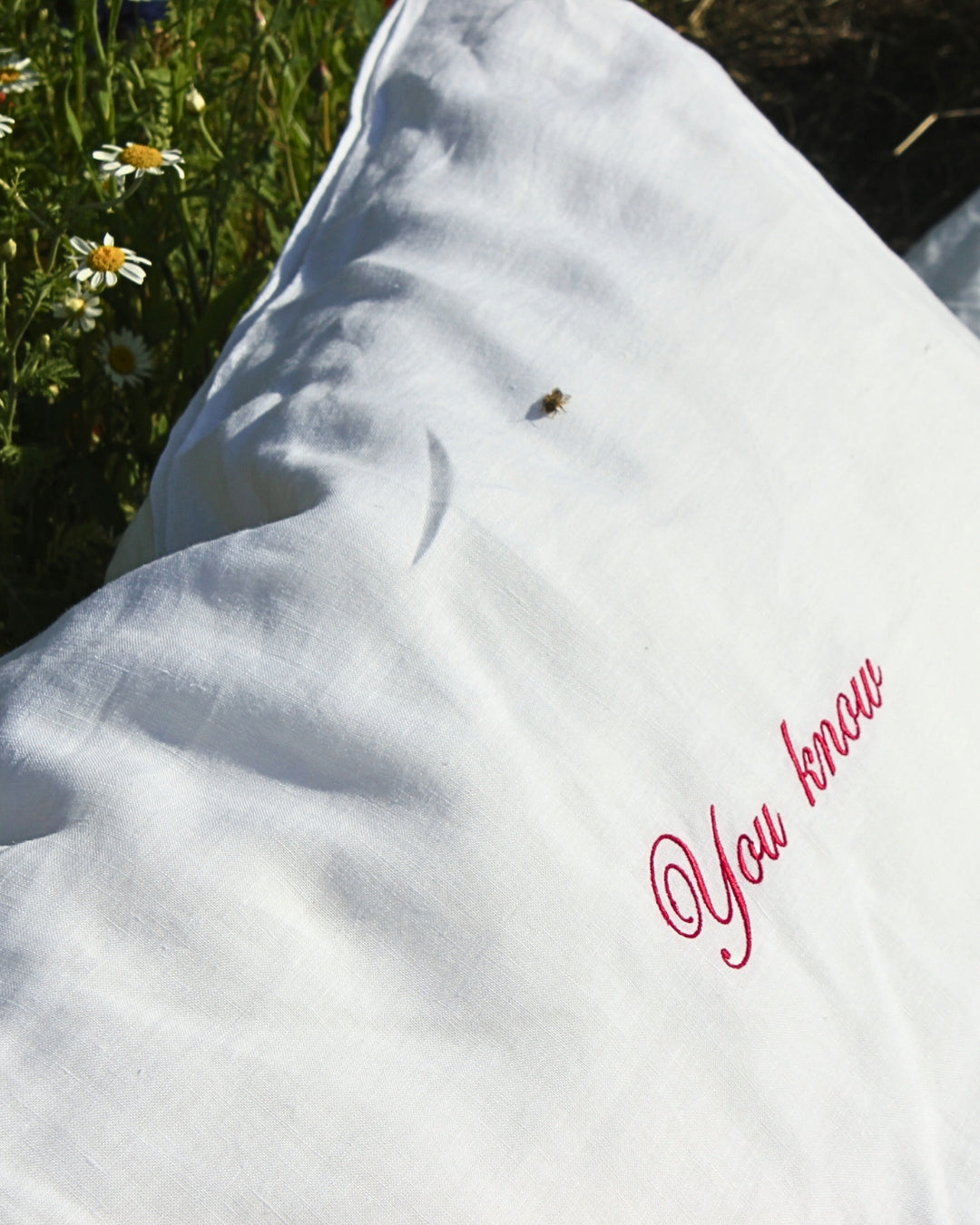 You Know Pillowcase Pair - Cherry