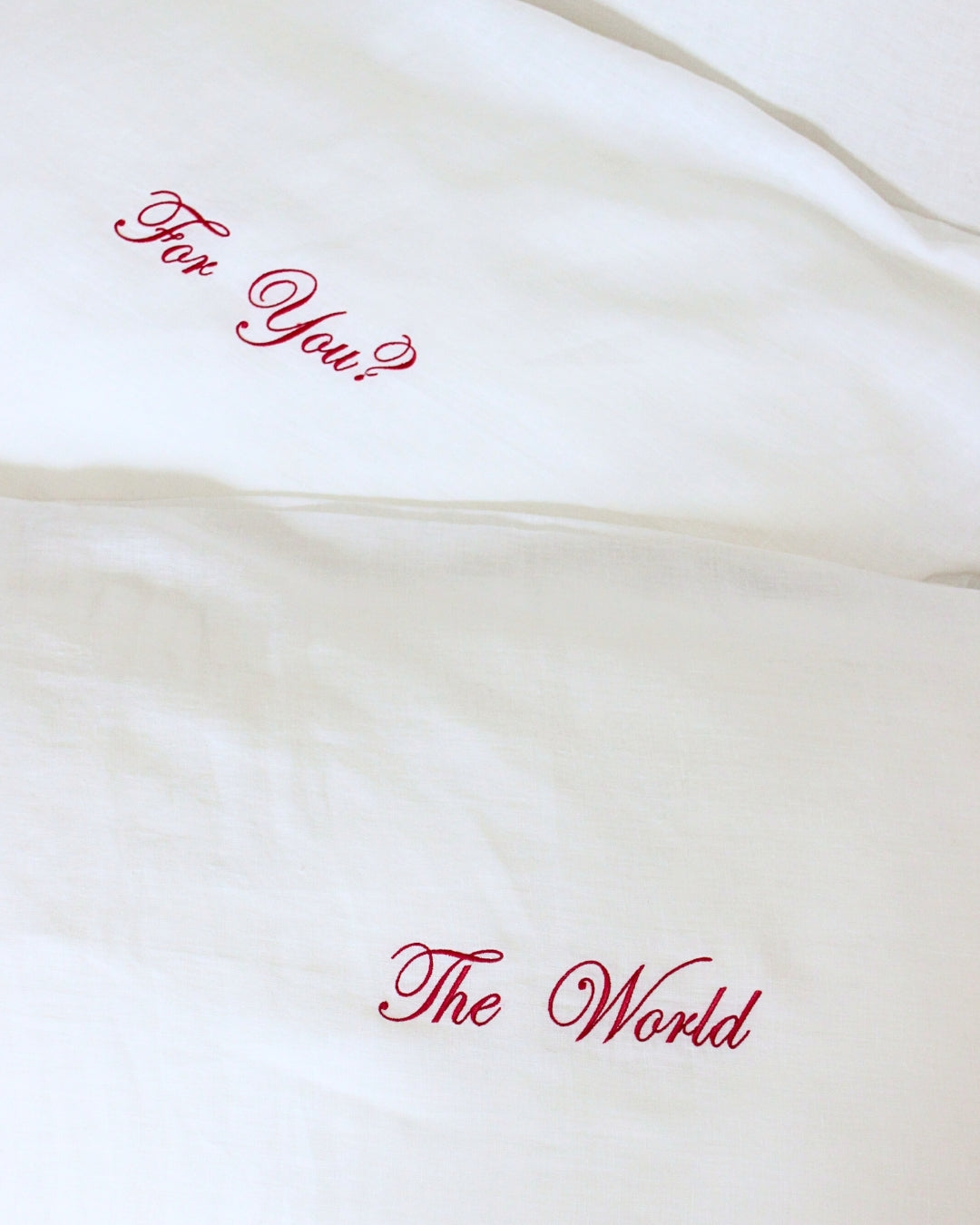 For You Pillowcase Pair - Cherry