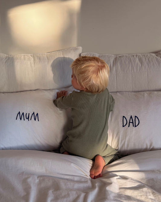 Custom Embroidered Pillowcases - Angelica Font