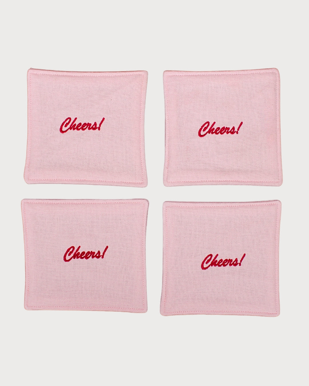 Cheers Coaster Set - Blush