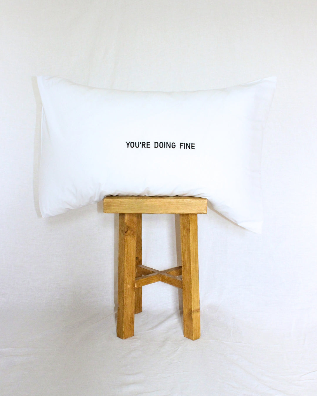 Slow Down Pillowcase Pair - Black