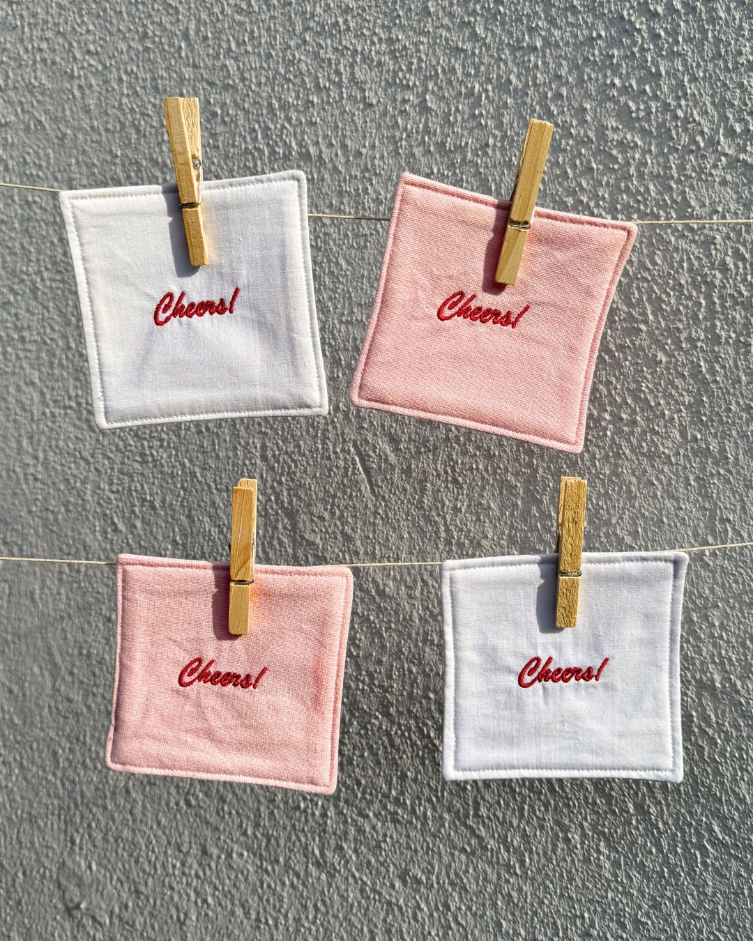 Cheers Coaster Set - Marshmallow