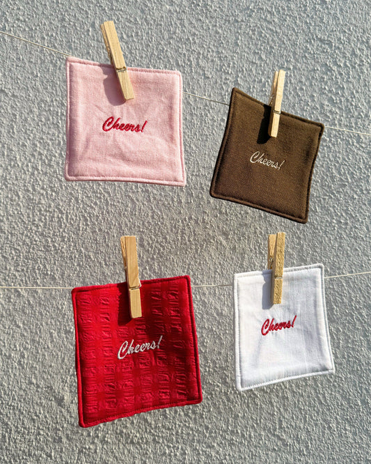 Cheers Coaster Set - Multi