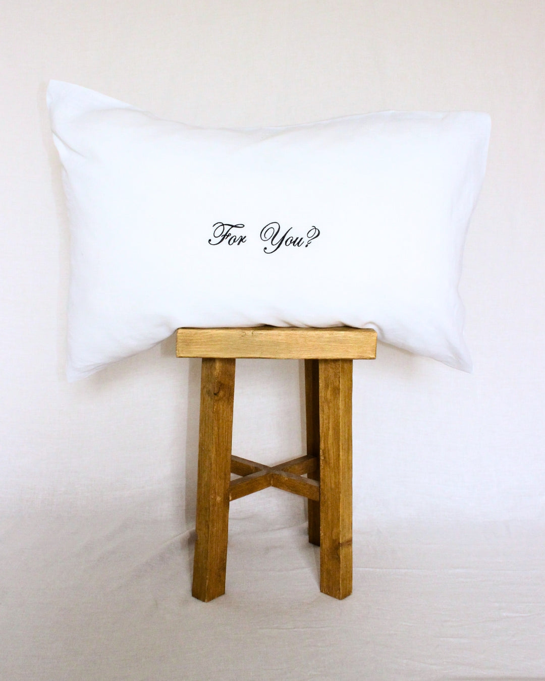 For You Pillowcase Pair - Black