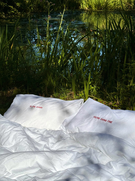 Custom Embroidered Pillowcases - Monica