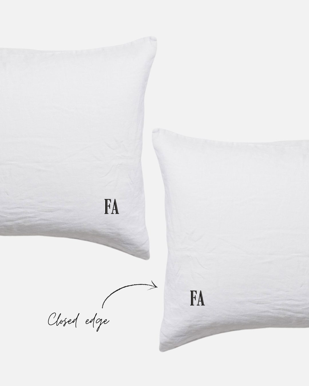 Custom Embroidered Pillowcase Pair - Prue