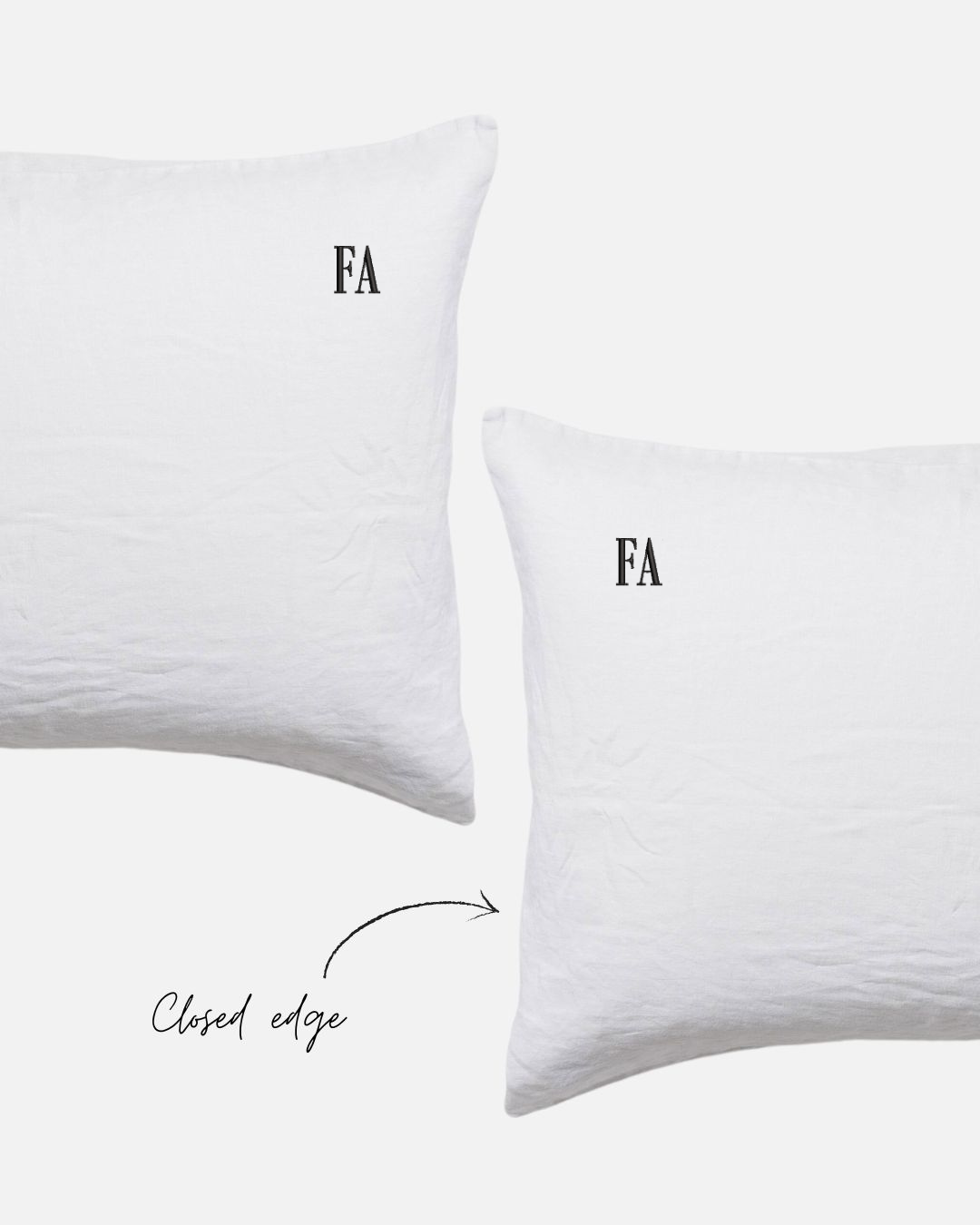Custom Embroidered Pillowcase Pair - Prue