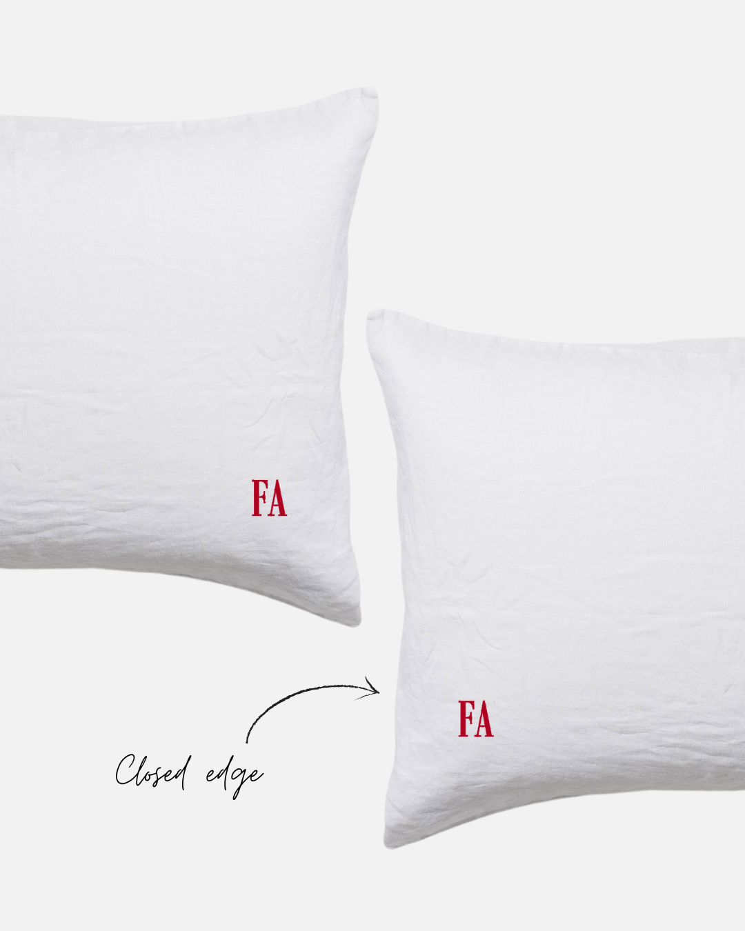 Custom Embroidered Pillowcase Pair - Prue