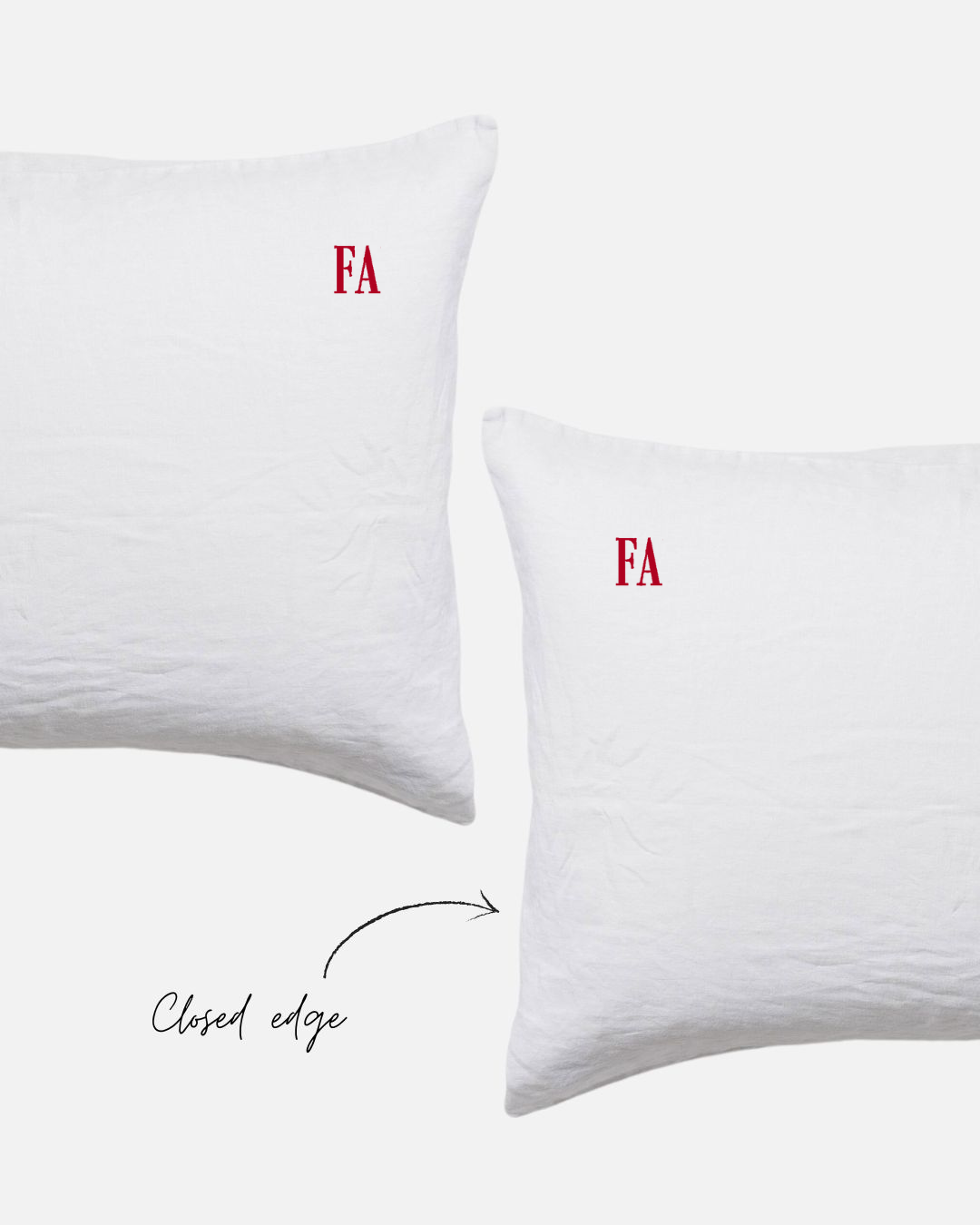 Custom Embroidered Pillowcase Pair - Prue